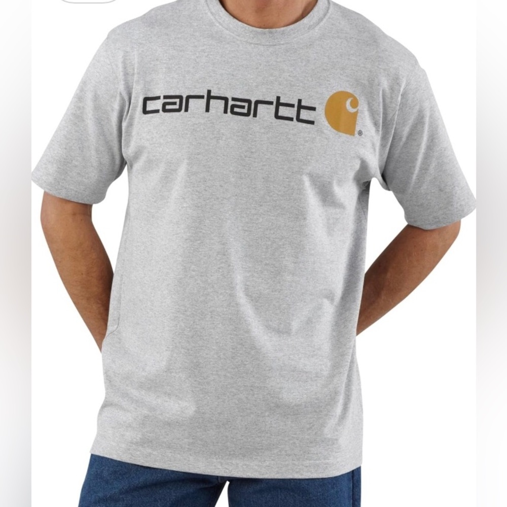 Carhartt Men’s Grey Crew-Neck T-shirt size S/M